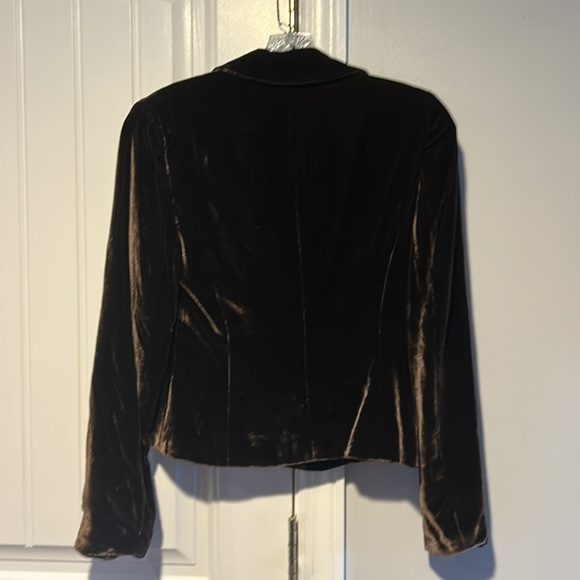 Crushed velvet blazer, banana republic, size 2 - Picture 6 of 6